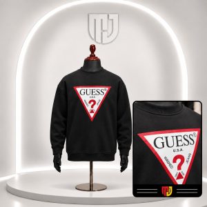 دورس مشکی مثلث قرمز برجسته GUESS